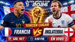 EN VIVO | FRANCIA vs INGLATERRA | TERCER PUESTO | FIFA WORLD CUP 2026 | REACCIÓN EN DIRECTO