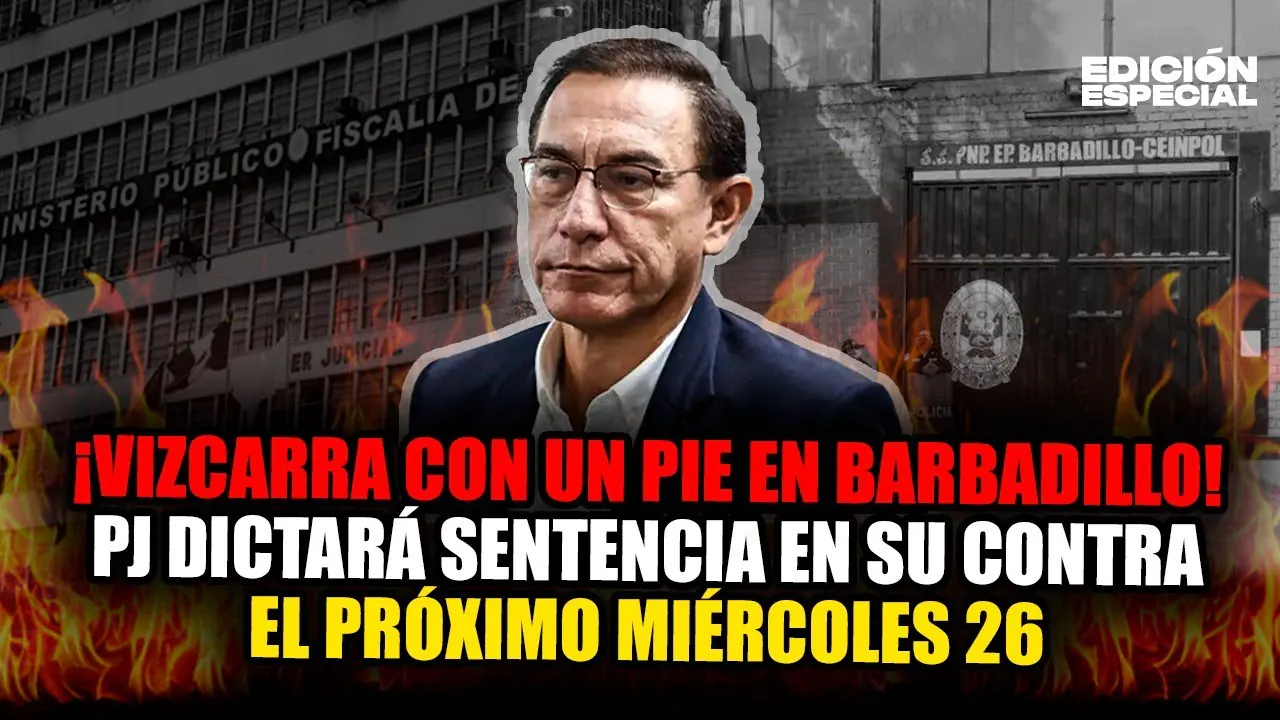 Reproducir: #EnVivo Vizcarra espera condena: Poder Judicial leerá su sentencia el miércoles 26 de noviembre