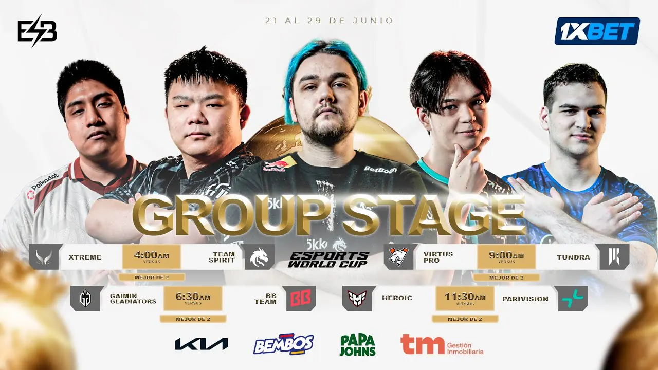 Reproducir: SPIRIT vs XTREME | Esports World Cup - GROUP STAGE