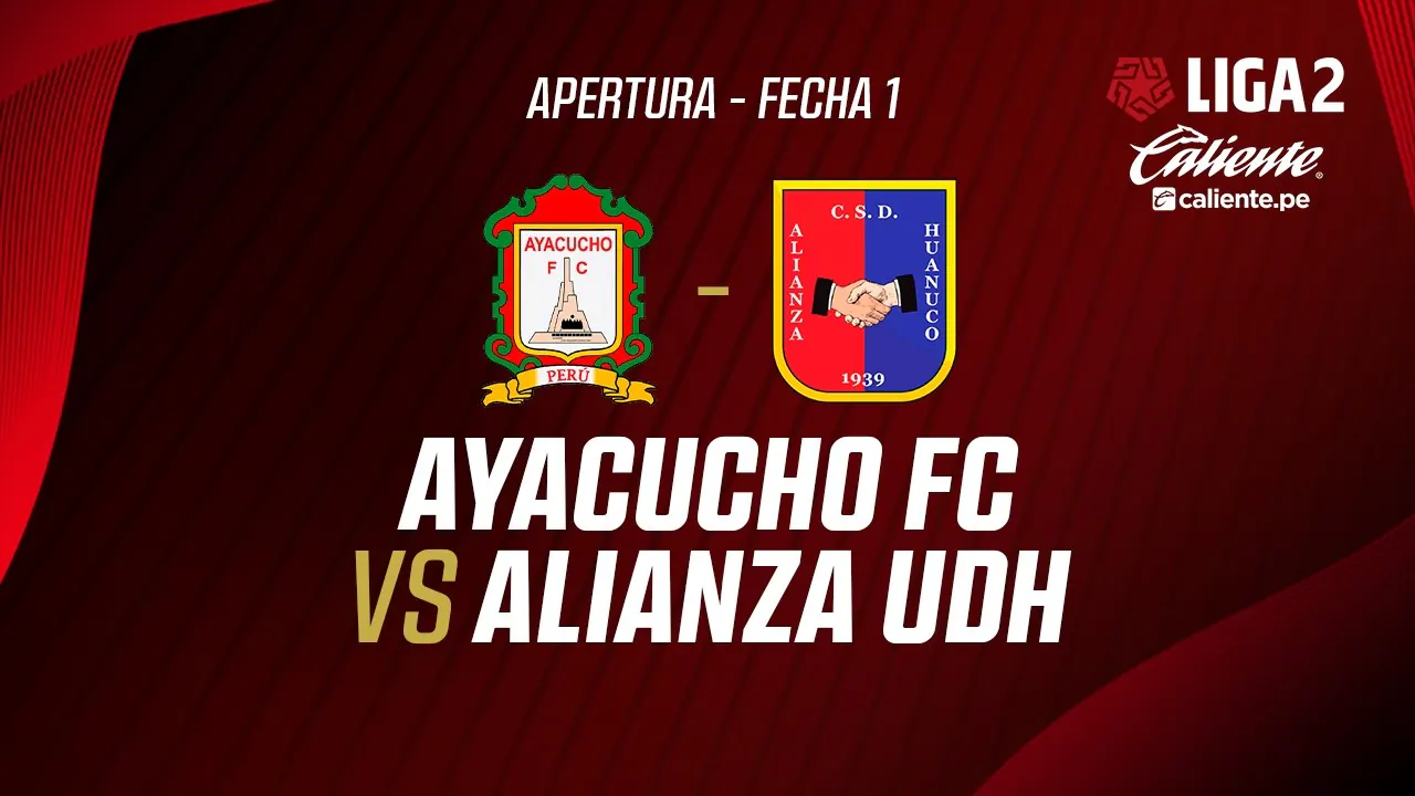 Reproducir: EN VIVO | AYACUCHO FC VS ALIANZA UDH | LIGA 2 APERTURA | FECHA 1