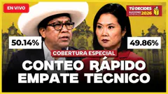 ELECCIONES PERÚ 2026 EN VIVO: SEGUNDA VUELTA KEIKO FUJIMORI VS. ROBERTO SÁNCHEZ | El Comercio