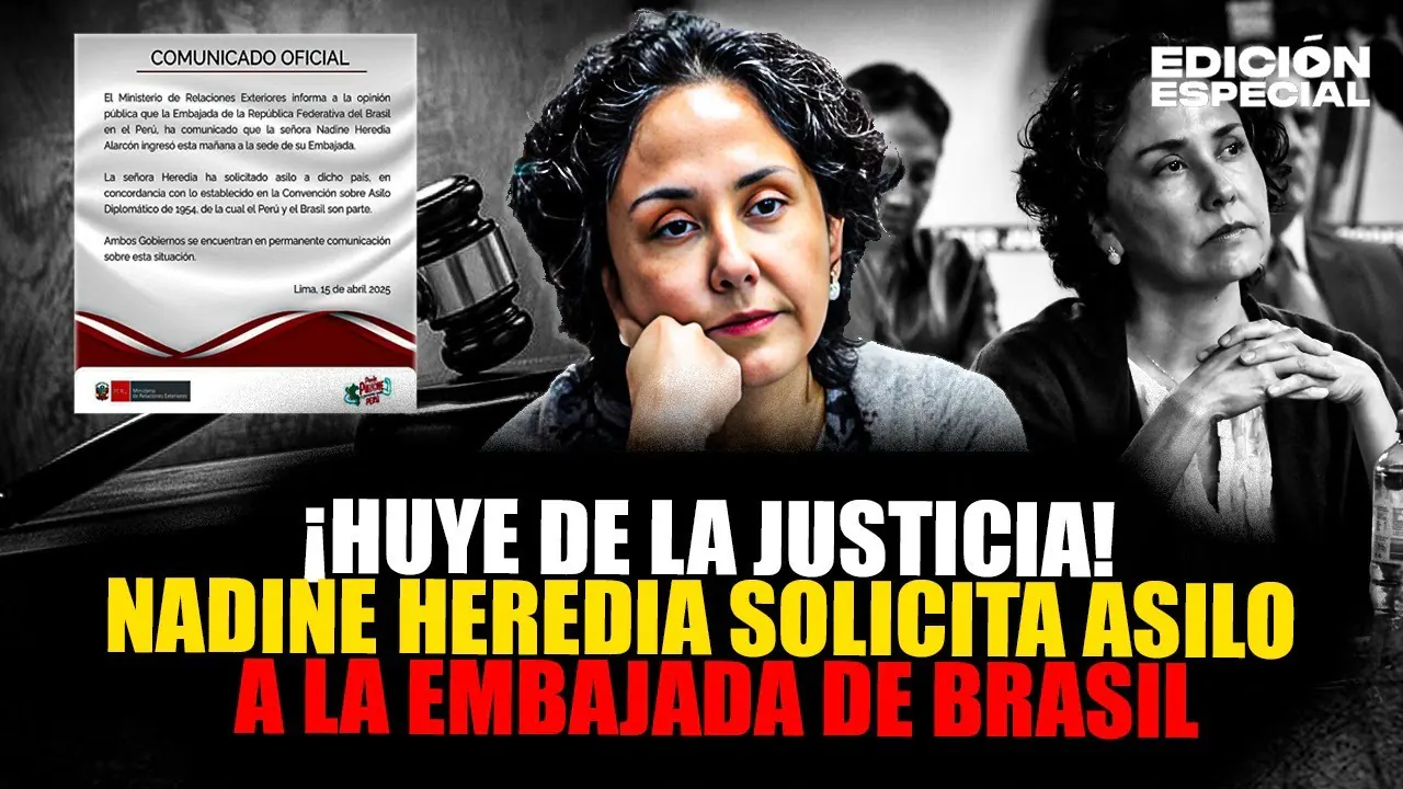 Reproducir: #EnVivo Nadine Heredia pide asilo político a la embajada de Brasil