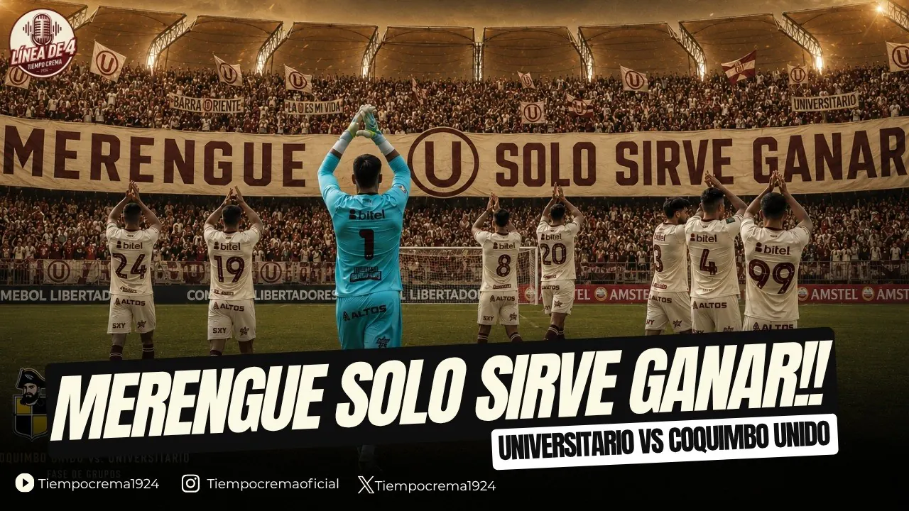 Reproducir: ¡SOLO SIRVE GANAR! UNIVERSITARIO ANTE COQUIMBO | TIEMPO CREMA x OVACIÓN