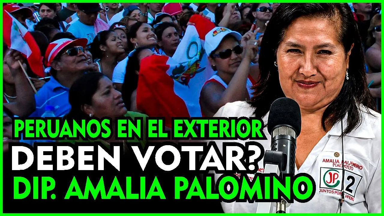 Reproducir: 😱AMALIA PALOMINO! HABLA DIP QUE QUEIRE QUE LOS PEX NO VOTEN SI VENEN DIEZ AÑOS FUERA DEL PERÚ