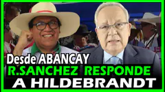 ¡BOMBA EN VIVO! DESDE APURÍMAC, ROBERTO SÁNCHEZ CONTESTA A CÉSAR HILDEBRANDT TRAS DECLARACIÓN