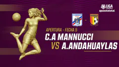 EN VIVO | C.A MANNUCCI VS A.ANDAHUAYLAS | LIGA FEMENINA | FECHA 5