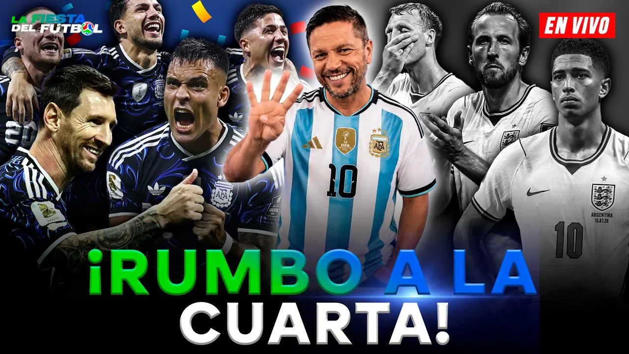 Reproducir: 🔥 ¡CON GARRA Y CORAZÓN! ARGENTINA LE GANA A INGLATERRA Y ENFRENTARÁ A ESPAÑA EN LA FINAL DEL MUNDIAL