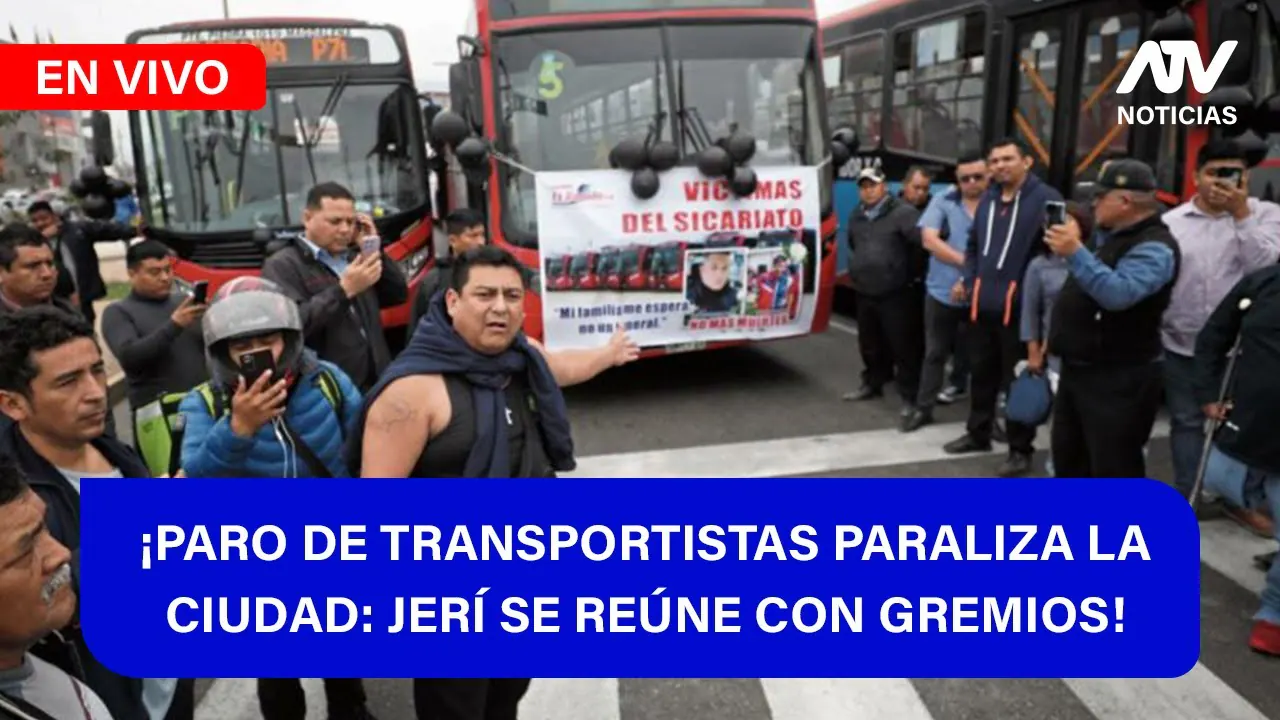 Reproducir: Fe de Erratas 📱🎙️| ¡PARO DE TRANSPORTISTAS PARALIZA LA CIUDAD: JERÍ SE REÚNE CON GREMIOS! - ATV+