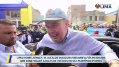 Inauguración de la avenida Víctor Raúl Haya de la Torre | 20 de agosto.