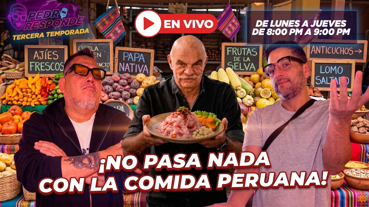 Reproducir: ¿SE ESTÁN METIENDO CON LA COMIDA PERUANA? ¡PEDRO RESPONDE EN VIVO!
