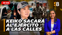 KEIKO FUJIMORI DESPLEGARÁ MILITARES EN CALLES Y TRANSPORTE PÚBLICO CONTRA LA DELINCUENCIA | S8