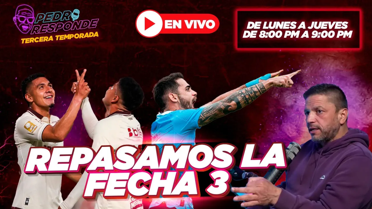 Reproducir: LO QUE NOS DEJÓ LA FECHA 3 | ¡PEDRO RESPONDE EN VIVO!  |#Playzontv #PedroResponde