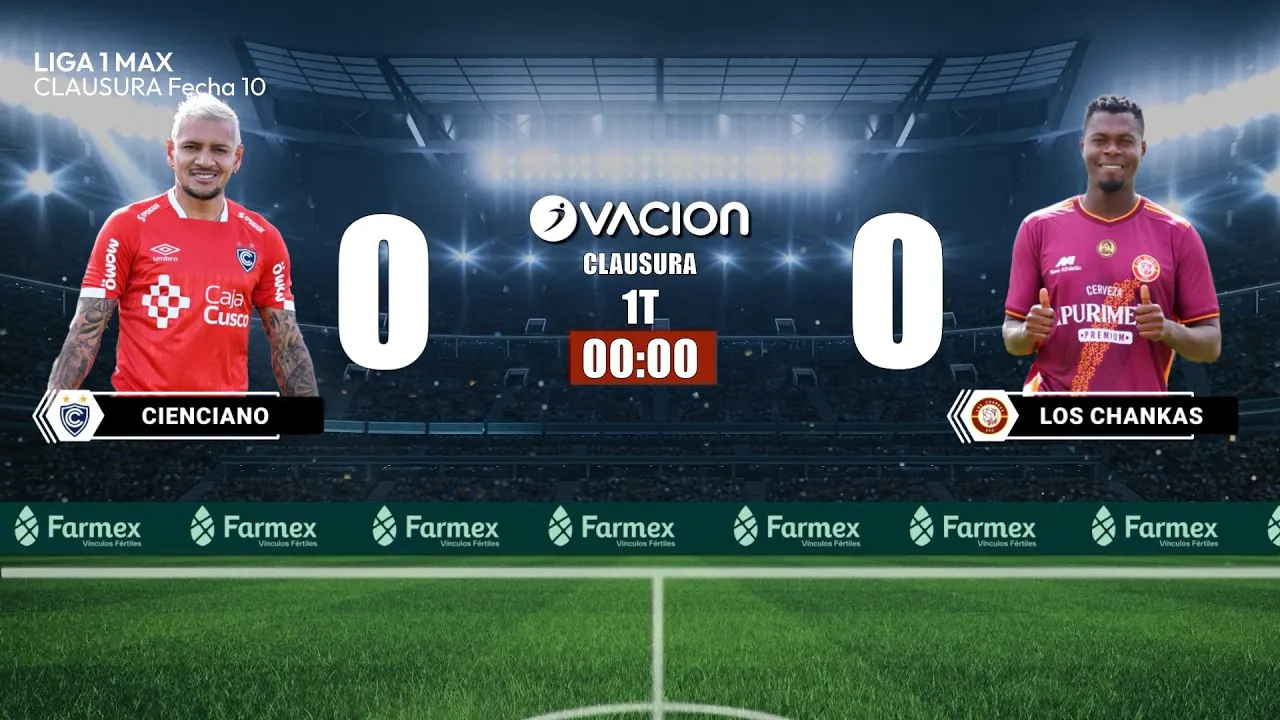 Reproducir: Cienciano vs Los Chankas por RADIO OVACION 🔴 #ENVIVO | LIGA 1 MAX