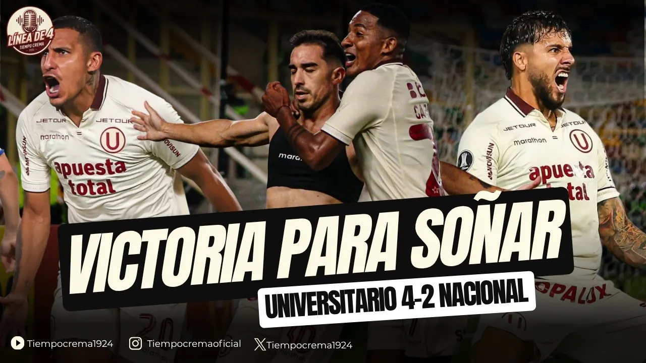 Reproducir: ¡VICTORIA CON GARRA! UNIVERSITARIO 4-2 NACIONAL | TIEMPO CREMA x OVACIÓN