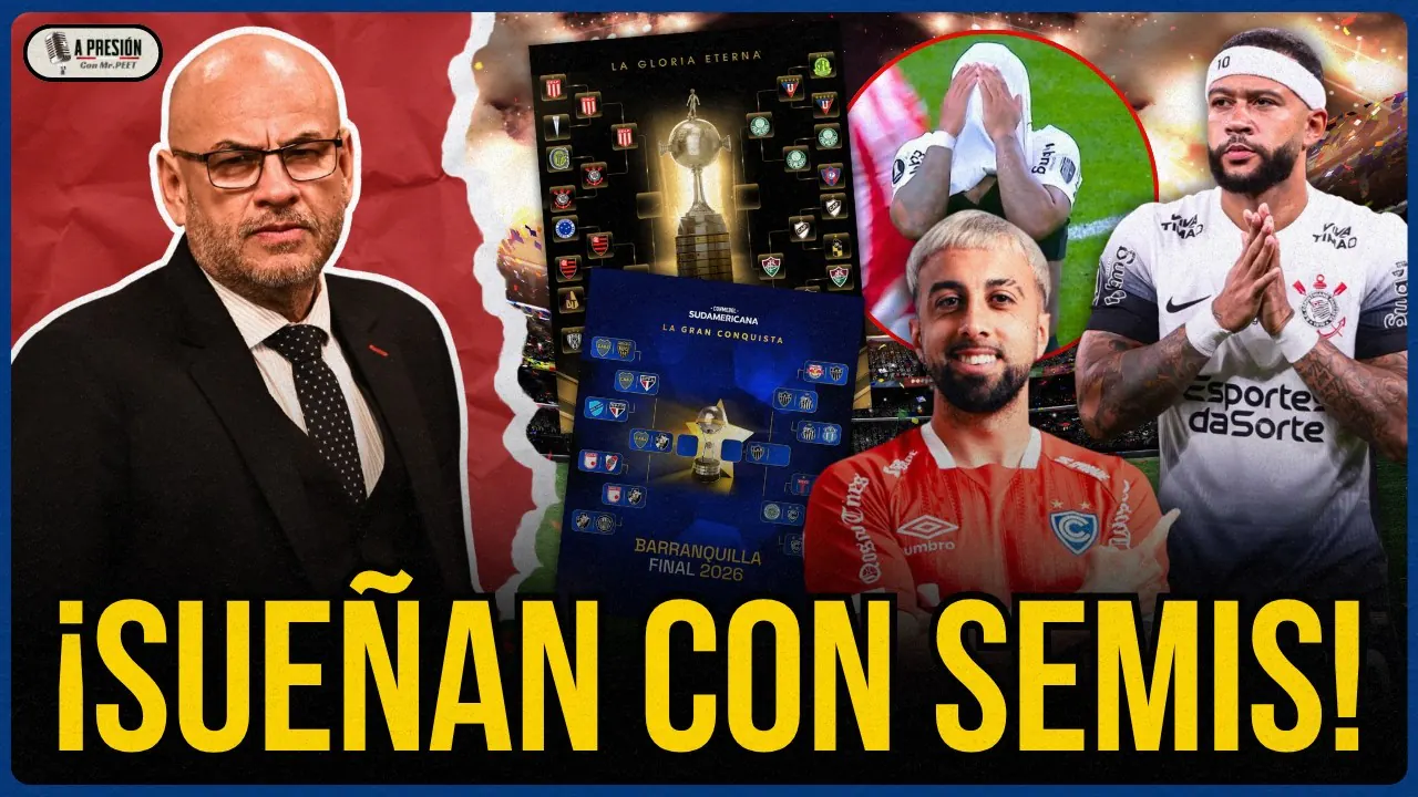 Reproducir: ¡A TODO O NADA! LIBERTADORES Y SUDAMERICANA ENTRAN EN LA RECTA FINAL CON EL SUEÑO DE LAS SEMIS