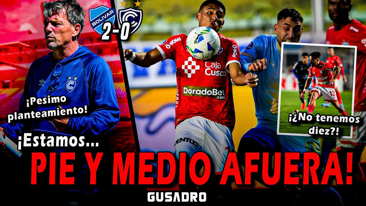 Reproducir: POST SALA: BOLIVAR 2-0 CIENCIANO - CON PIE Y MEDIO FUERA DE SUDAMERICANA