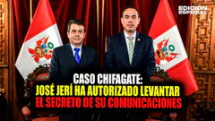 Caso Chifagate: José Jerí ha autorizado levantar secreto de sus comunicaciones, anuncio Tomas Gálvez