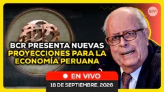 EN VIVO | JULIO VELARDE PRESENTA NUEVAS PROYECCIONES PARA LA ECONOMÍA PERUANA
