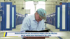 Inauguración en el Mercado Mayorista. 12 de mayo.
