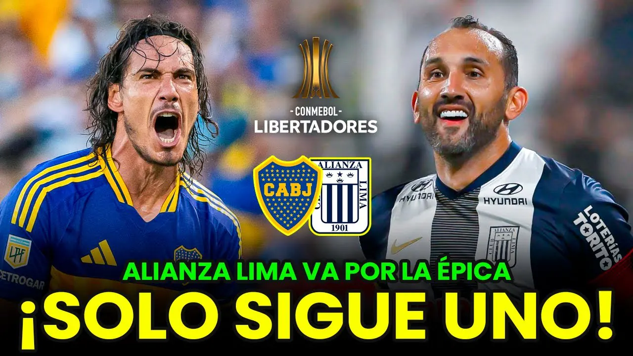 Reproducir: ¿LOGRARÁ ALIANZA LIMA UNA HAZAÑA ÉPICA? BOCA JUNIORS RECIBE A LOS 'BLANQUIAZULES' EN LA BOMBONERA
