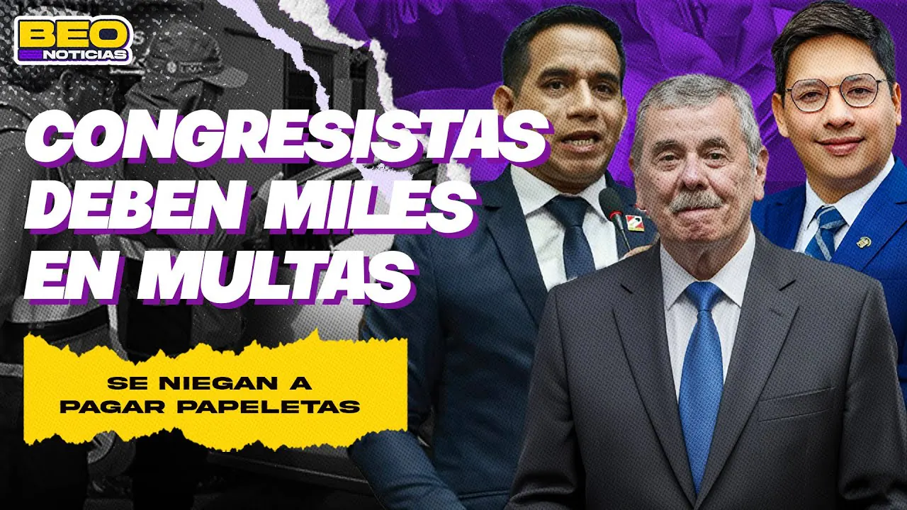 Reproducir: CONGRESISTAS NO QUIEREN PAGAR SUS MULTAS 😡 | BEO NOTICIAS 🟣