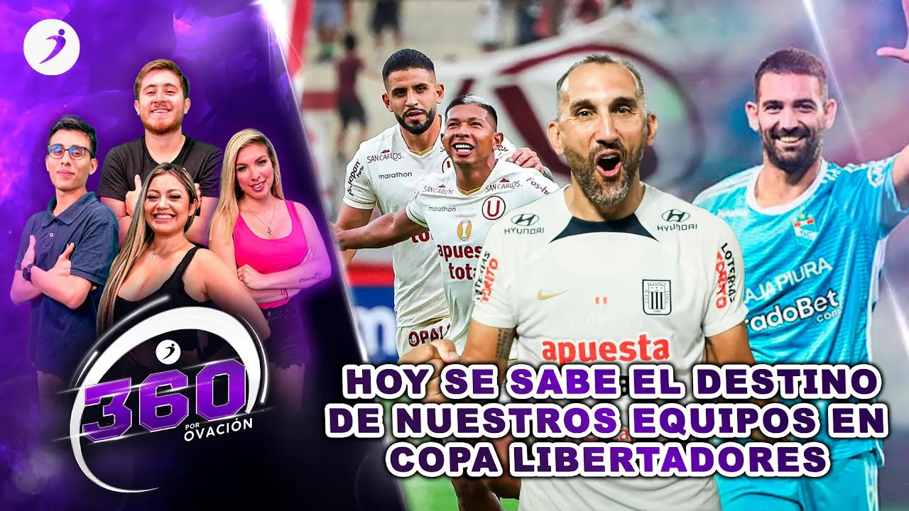 Reproducir: 🔴 #ENVIVO | HOY SE SABE EL DESTINO DE NUESTROS EQUIPOS EN COPA LIBERTADORES | 360° por RADIO OVACION