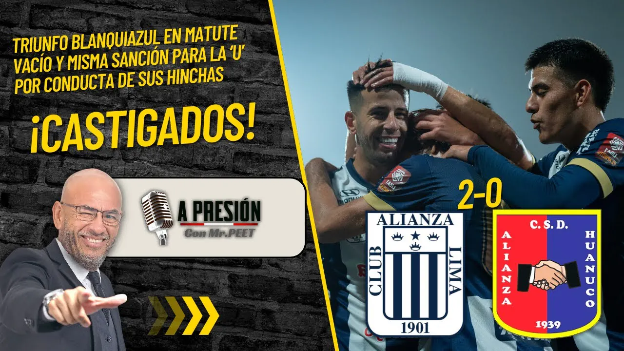 Reproducir: ALIANZA SUMA EN TRIUNFO CLAVE Y LA ‘U’ CASTIGADA ⚽️