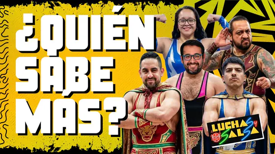 ¿QUIÉN SABE MÁS? HACEMOS JUEGOS DE LUCHITAS CON EL TIO HITMAN | LUCHAS Y SALSA