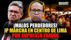 #EnVivo JP no quiere reconocer a Keiko: marcha en centro de Lima por supuesto fraude