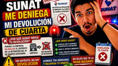 SUNAT me deniega mi devolución de Cuarta Categoría
