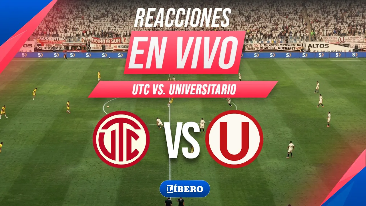 Reproducir: UNIVERSITARIO VS. UTC EN VIVO | FECHA 7 DEL CLAUSURA - LIGA 1 TORNEO CLAUSURA 2026 | Líbero