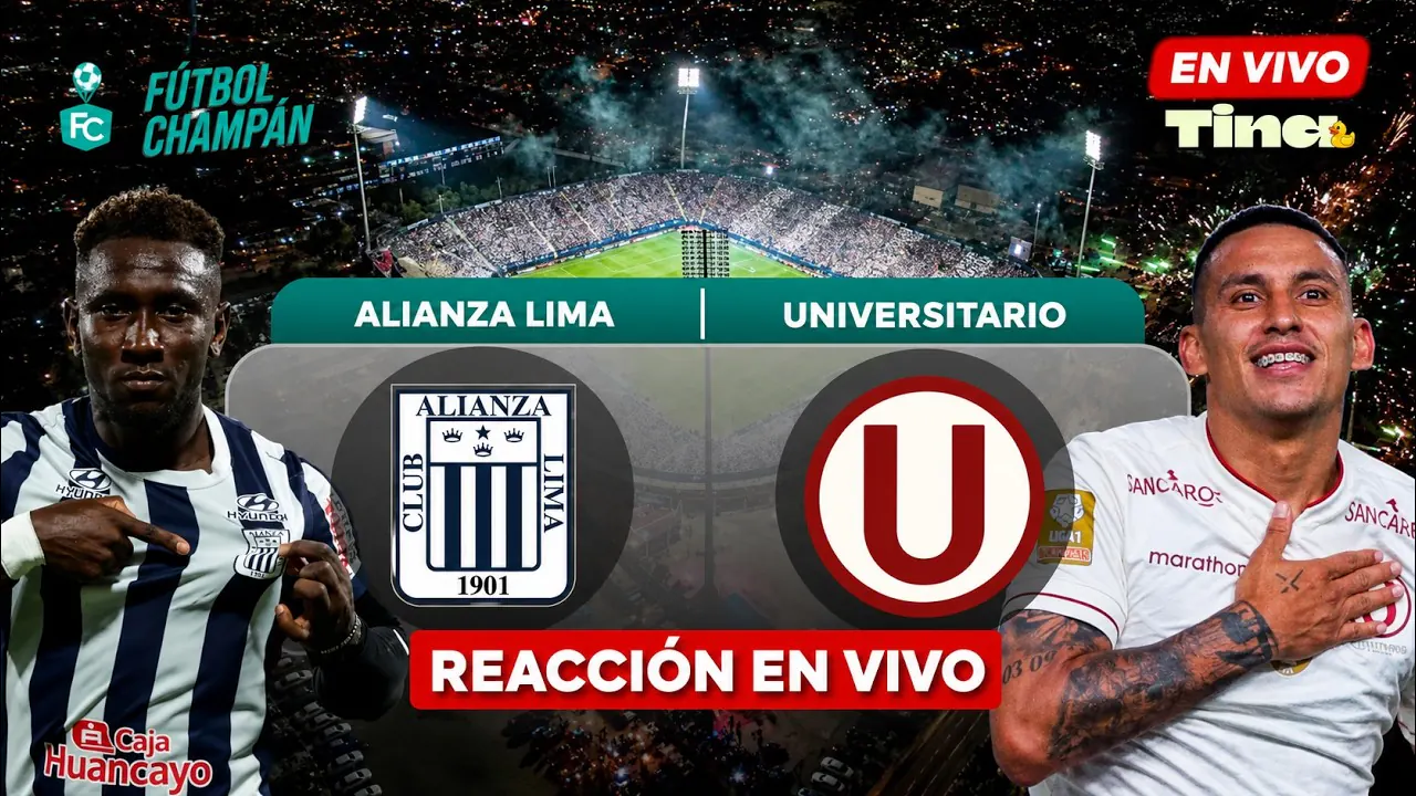 Reproducir: ALIANZA LIMA VS UNIVERSITARIO DE DEPORTES | COMENTARIOS Y NARRACIÓN | FECHA 9 - LIGA1