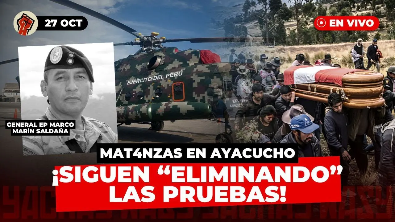 Reproducir: ELIMINAN General de M4$ACRE en AYACUCHO | JERÍ ke da CIRCO al PUEBLO | CONGRESISTAS insultan al PERÚ