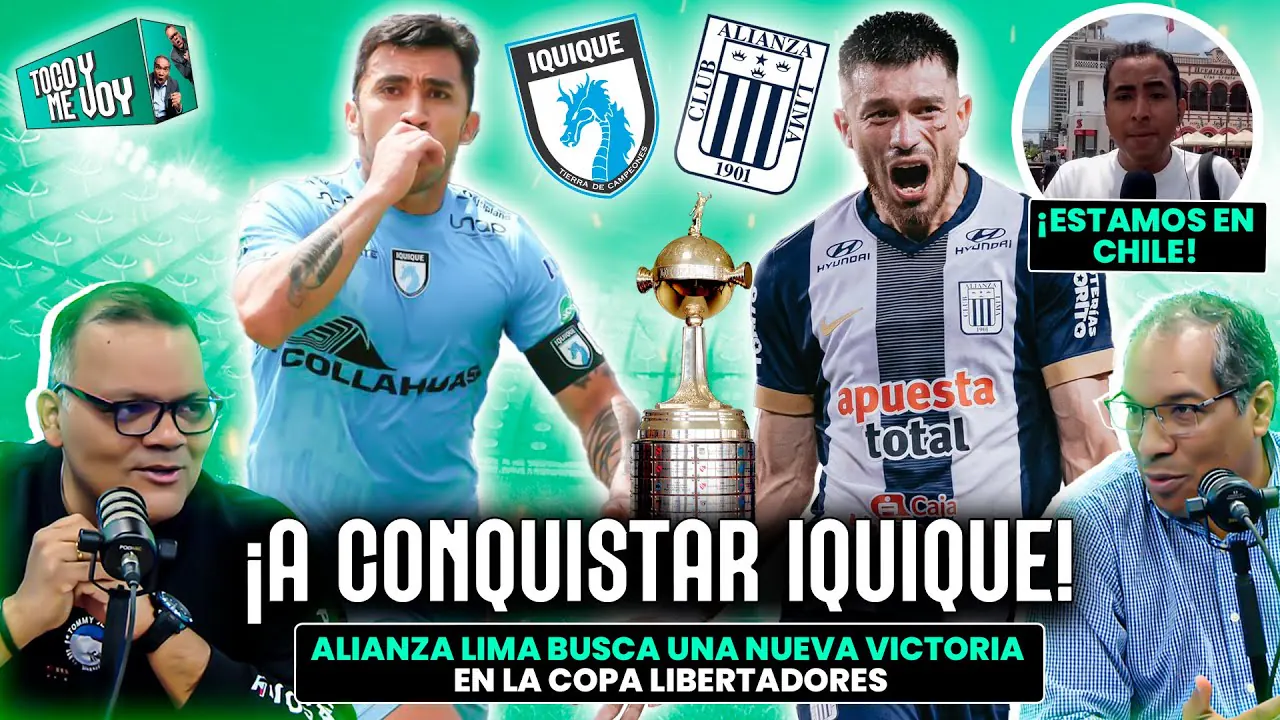 Reproducir: #ENVIVO🔥D. IQUIQUE VS. ALIANZA LIMA: ¡BLANQUIAZULES QUIEREN DAR EL GOLPE EN CHILE! #TOCOYMEVOY
