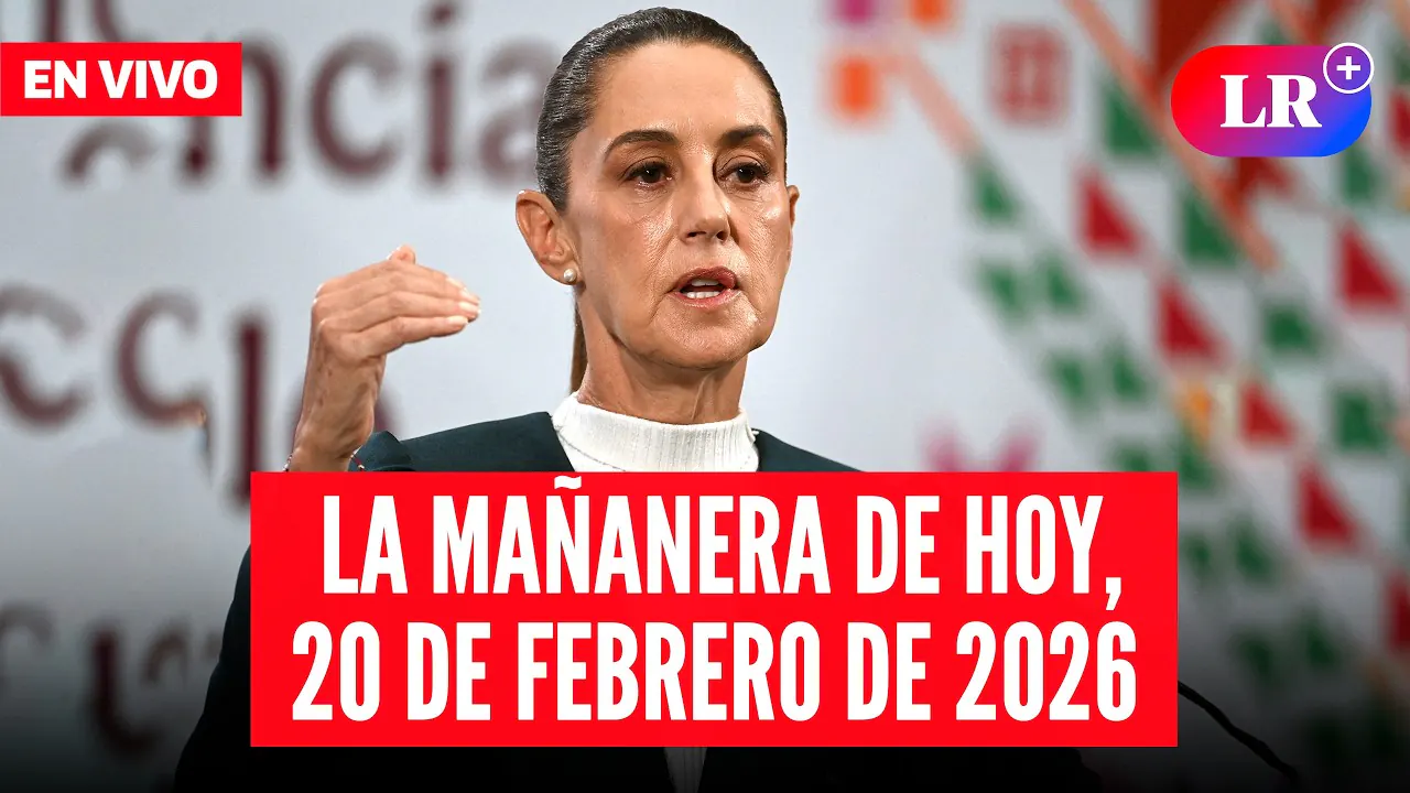 Reproducir: 🔴 Claudia Sheinbaum EN VIVO en la Mañanera de HOY, 20 de febrero de 2026 | #LR