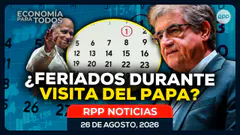 ¿Feriados nacionales durante visita del papa León XIV? | Fenómeno El Niño y las microempresas