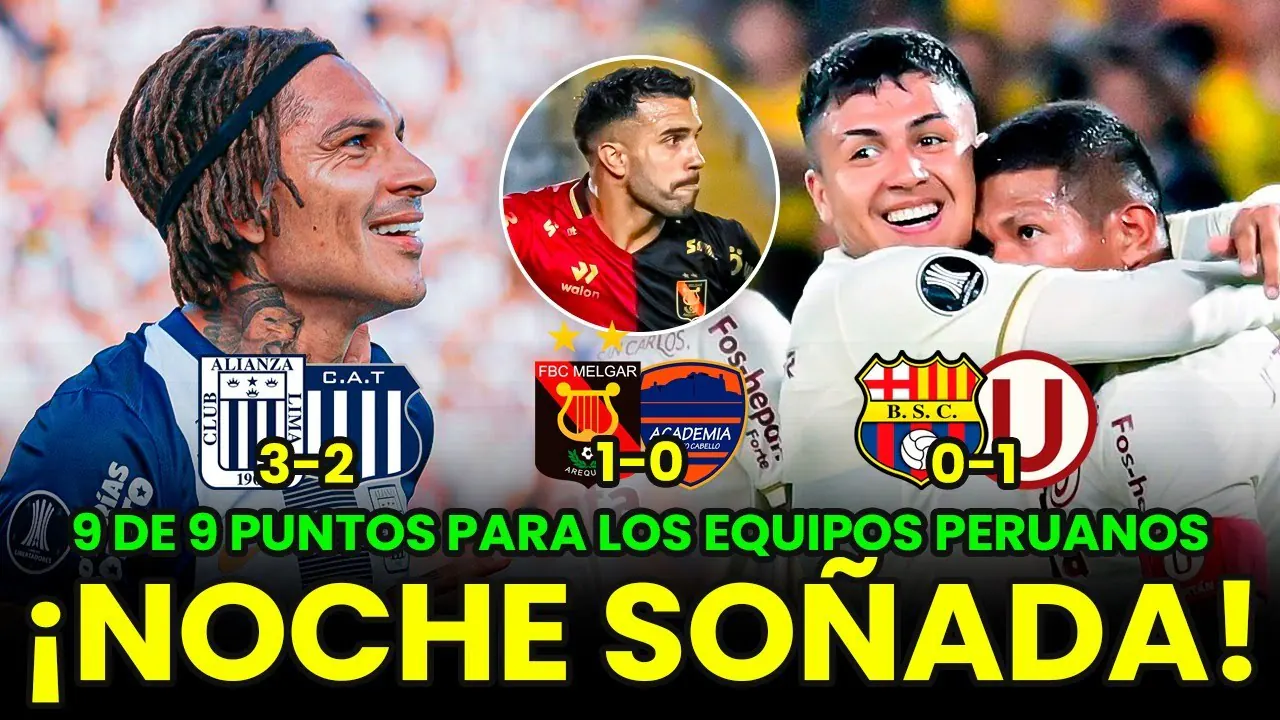 Reproducir: 🔴 #ENVIVO | ¡9 DE 9 PUNTOS! ALIANZA LIMA, UNIVERSITARIO Y FBC MELGAR LOGRARON TRIUNFOS IMPORTANTES