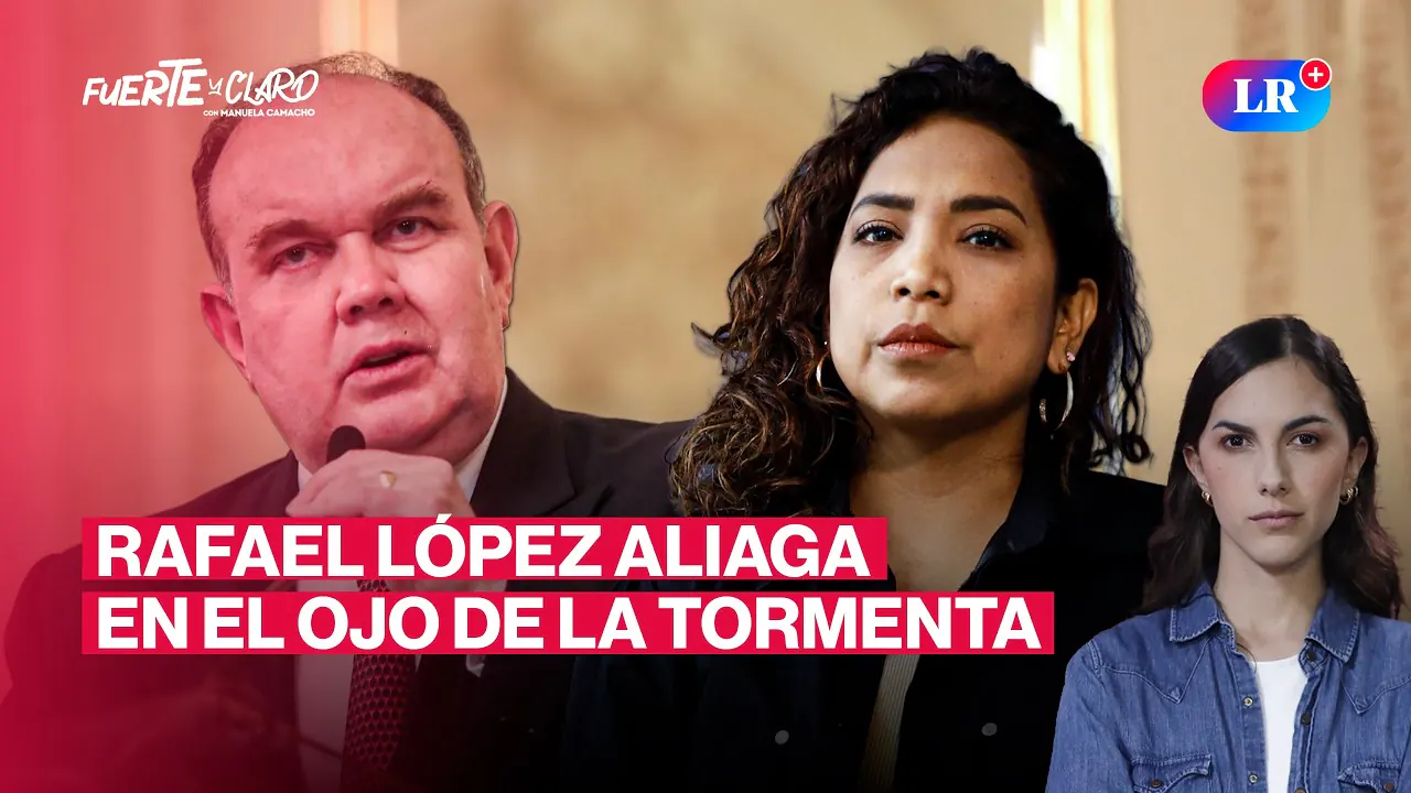 Reproducir: RAFAEL LÓPEZ ALIAGA DENUNCIADO POR PRESUNTA VI*L4CIÓN | FUERTE Y CLARO CON MANUELA CAMACHO
