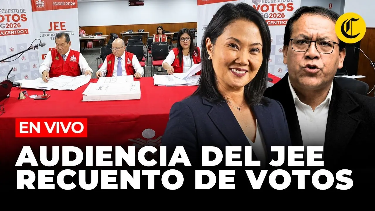Reproducir: 🔴 RESULTADOS SEGUNDA VUELTA 2026 EN VIVO: RECUENTO DE VOTOS DEL JEE | El Comercio