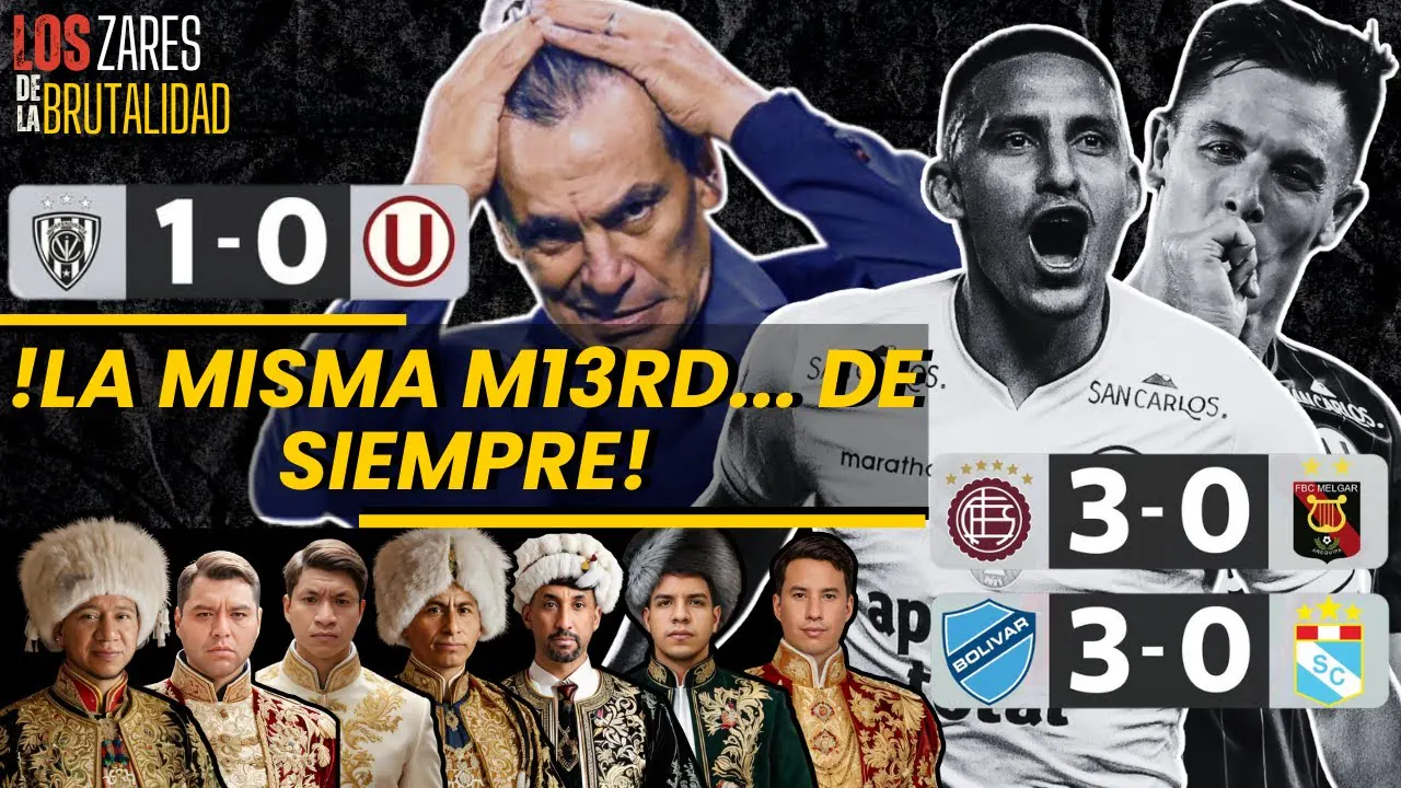 Reproducir: ACEPTEMOS LA CRUDA REALIDAD: SOMOS ÚLTIMOS EN SUDAMÉRICA, NINGÚN EQUIPO DA LA TALLA.