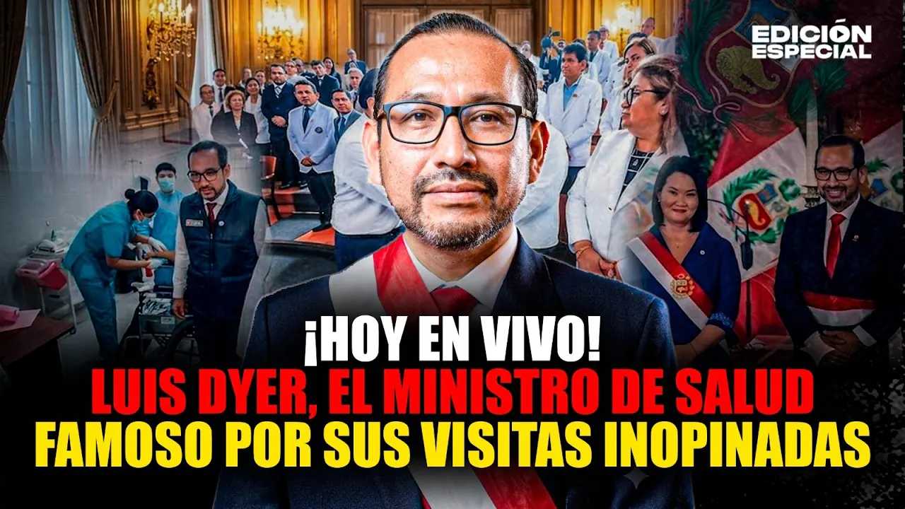 Reproducir: #EnVivo Ministro de Salud, Luis Dyer, recorre todos los hospitales del MINSA