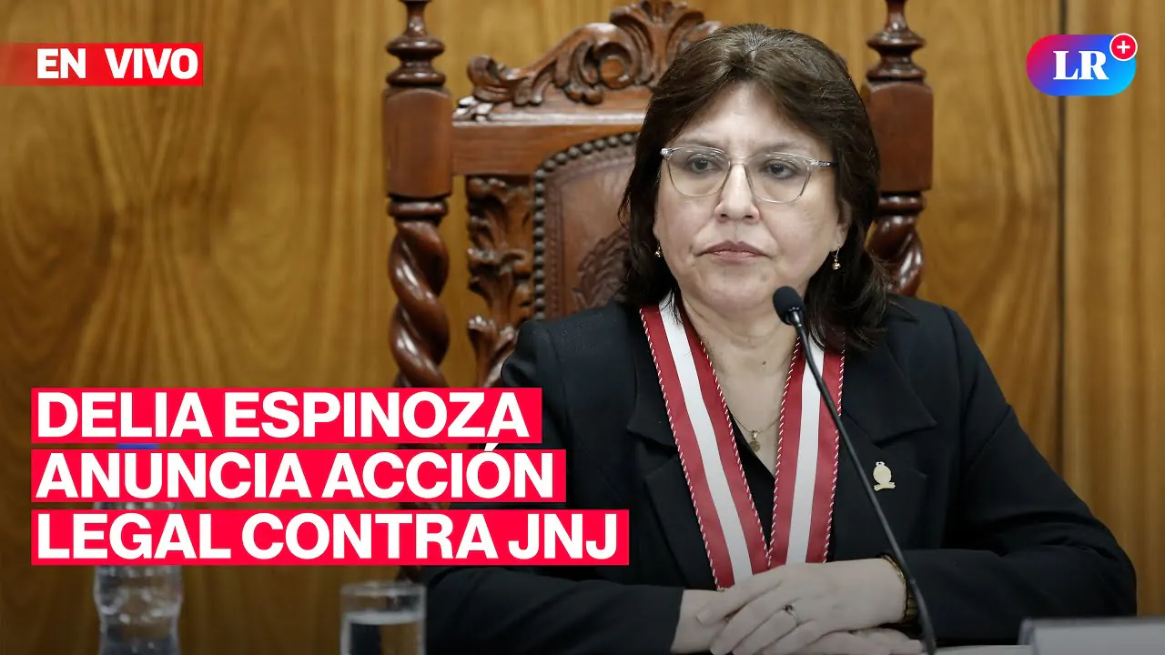 Reproducir: 🔴Delia Espinoza anuncia acción legal contra JNJ  | #EnVivoLR