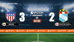 Junior vs Sporting Cristal por RADIO OVACION #ENVIVO | COPA LIBERTADORES