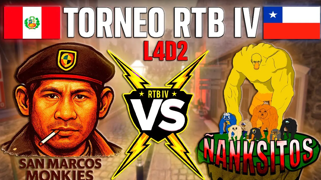 Reproducir: TORNEO RTB IV LEFT 4 DEAD 2 | Ñanksitos VS San Marcos Monkies | Chile VS Perú | INVICTOS |