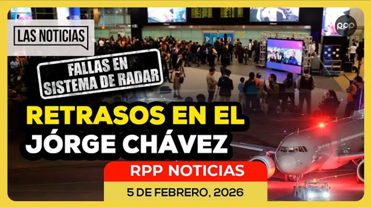 Reproducir: 🔴 EN VIVO: Retrasos de vuelos en el Aeropuerto Jorge Chávez por fallas en radar