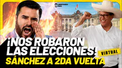 ¡NOS ROBARON LAS ELECCIONES! ROBERTO SÁNCHEZ VIRTUALMENTE EN SEGUNDA VUELTA | ¡DEFIENDE EL VOTO!