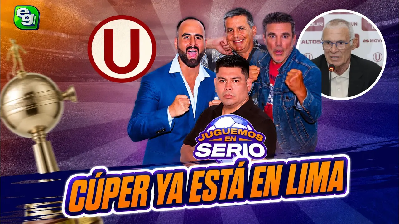 Reproducir: [JES] 🚨CÚPER YA ESTÁ EN LIMA: UNIVERSITARIO ALISTA SU PRESENTACIÓN OFICIAL🔥⚽