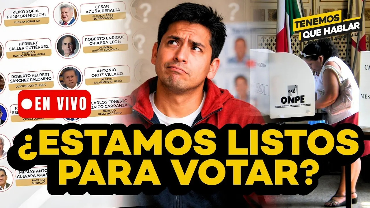 Reproducir: 🔴 EL 80% DE PERUANOS NO SABE VOTAR: ¿CUÁL SERÁ EL IMPACTO EN LAS ELECCIONES 2026? | TQH