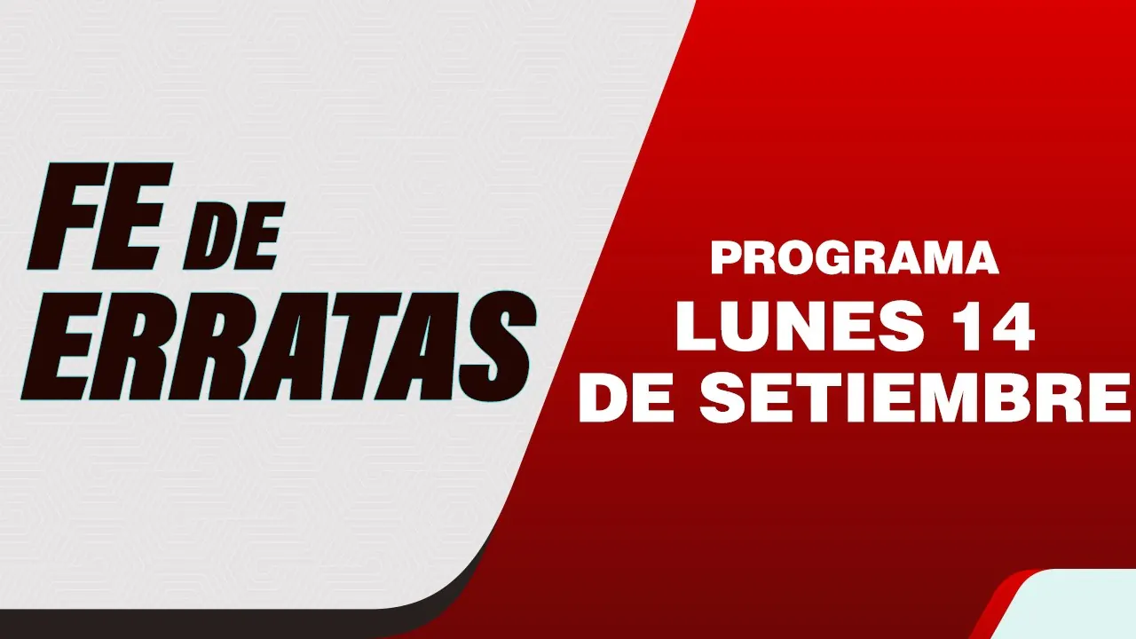 Reproducir: Fe de Erratas | Presidenta Keiko Fujimori presenta el Plan Nacional de Educación - 14-09-2026