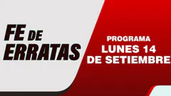 Fe de Erratas | Presidenta Keiko Fujimori presenta el Plan Nacional de Educación - 14-09-2026